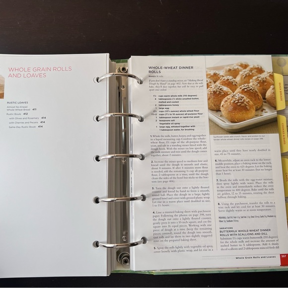 The America's Test Kitchen Healthy Family Cookbook, Recipe Binder, Vintage - Picture 10 of 10